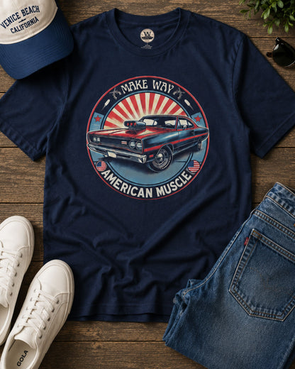 Make Way – American Muscle Car Tee