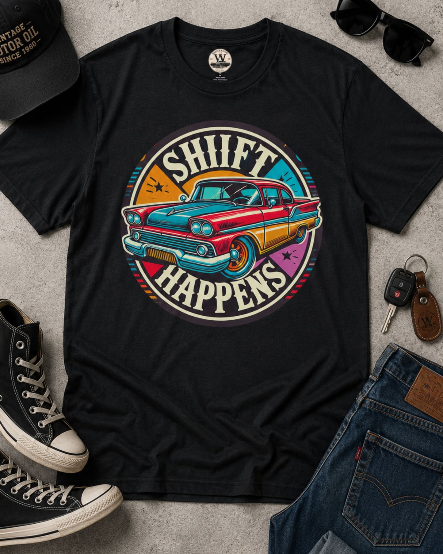 Shift Happens Cruiser Tee