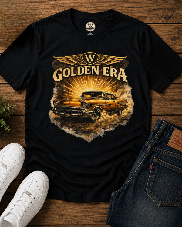 Golden Era – Classic Car Tee