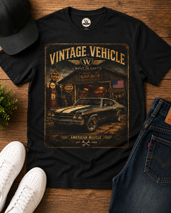 American Muscle Garage Tee