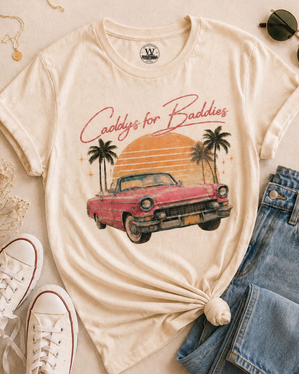 Caddys for Baddies Cruiser Tee