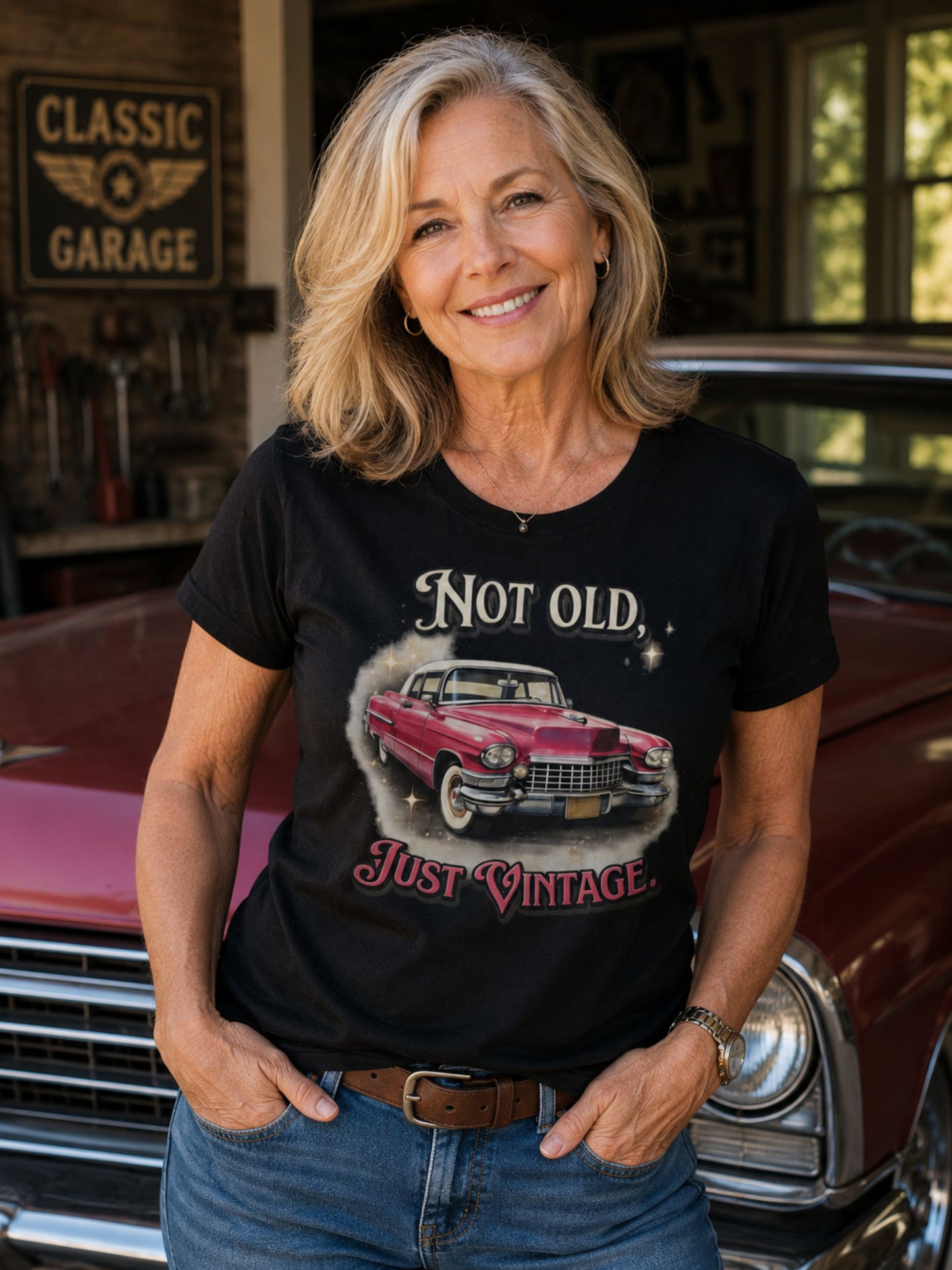 Not Old, Just Vintage – Classic Car Tee