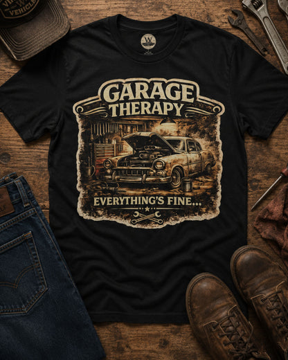 Garage Therapy – Vintage Mechanic Tee