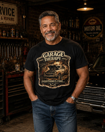 Garage Therapy – Vintage Mechanic Tee