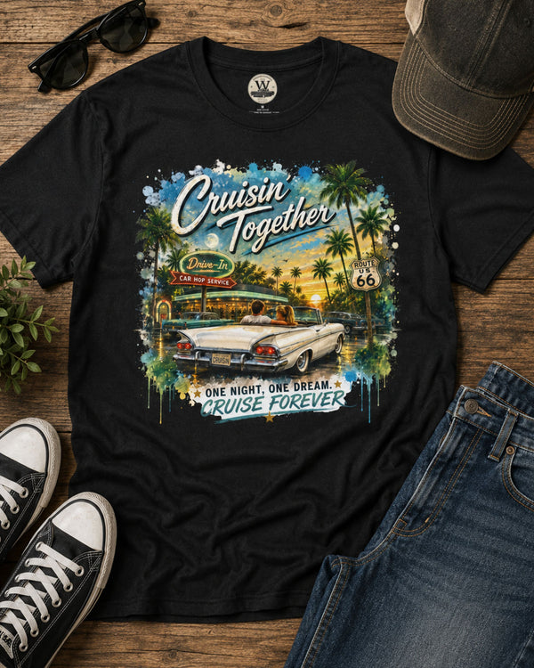Cruisin' Together Vintage Convertible Tee