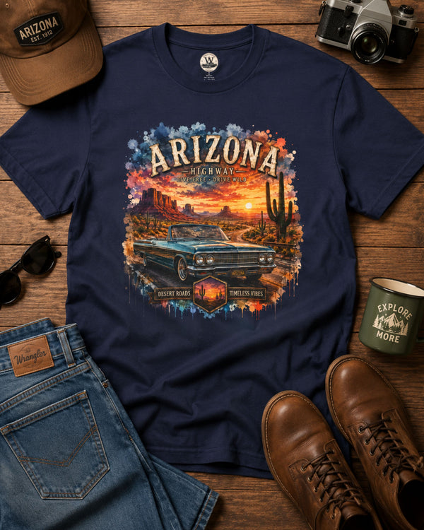 Arizona Highway – Desert Roads Tee