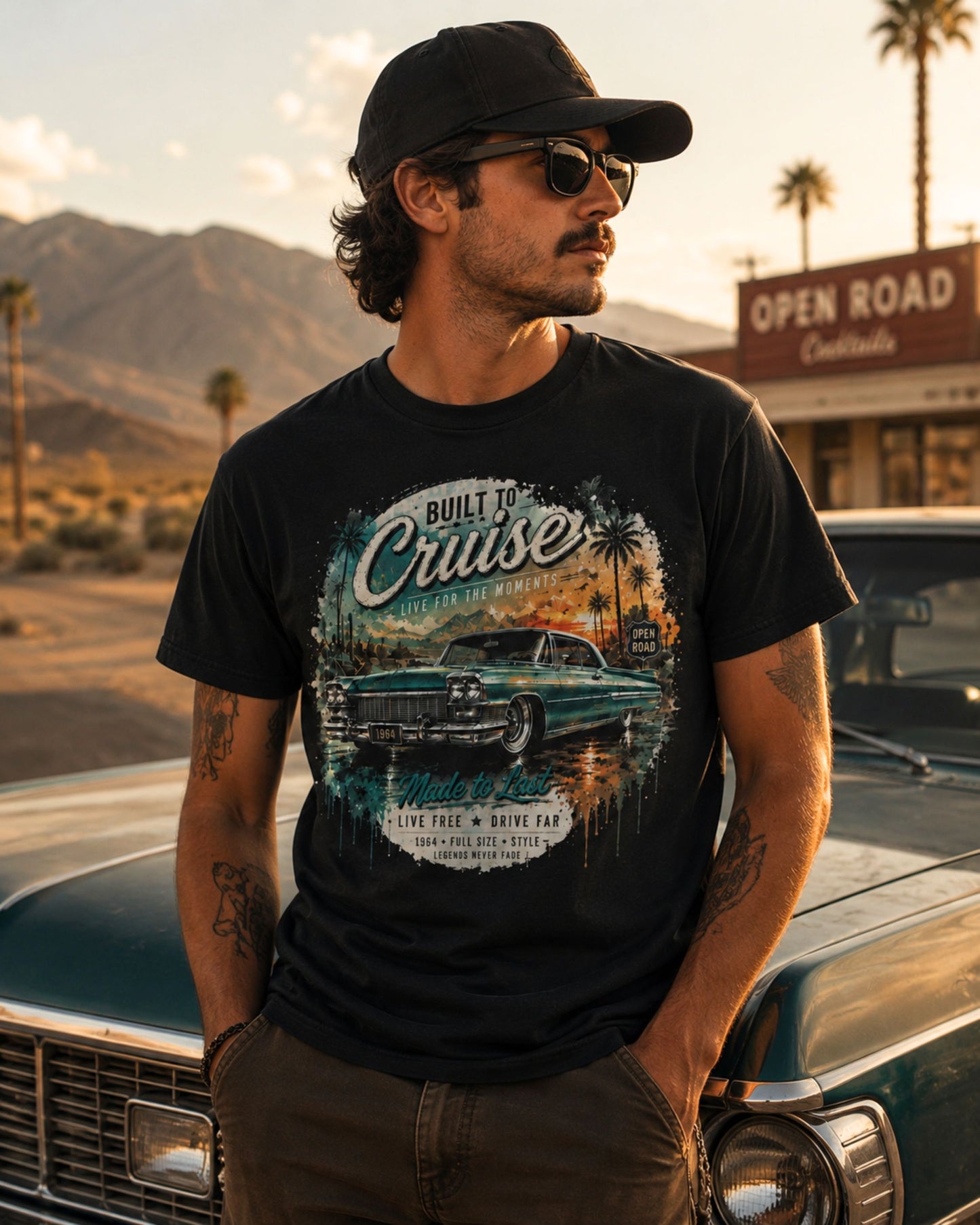 Built to Cruise – Classic Car Tee